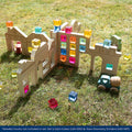 Using Gem Cubes with Town Dividers Outside in the Sun