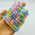 Colorful Aura Selenite Rainbow Bracelet Wholesale -Wholesale Crystals