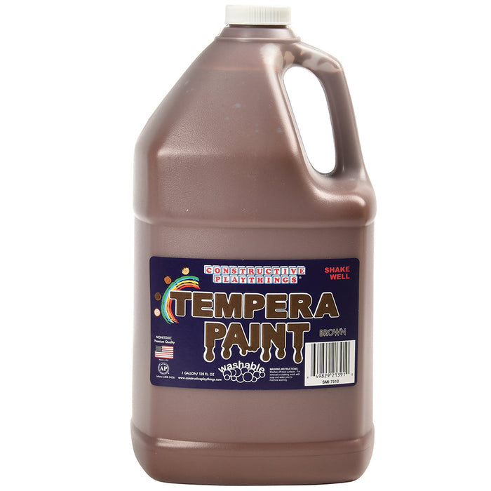 Constructive Playthings® Washable Brown Tempera Paint - Gallon