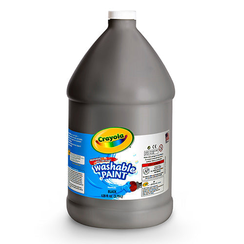 Crayola® Washable Tempera Paint - Gallon - Black