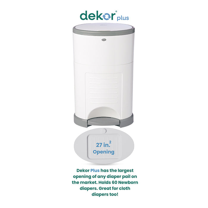 Depiction of Opening of Dekor Eko Plus Diaper Pail