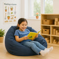 Denim Bean Bag Chair Cover