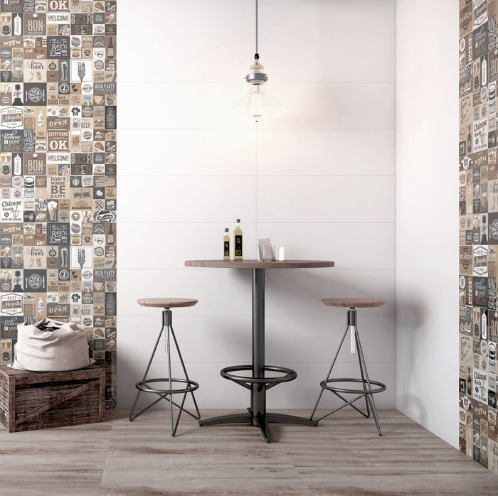 Diamante Branco Matte 12x36 NP Ceramic Tile