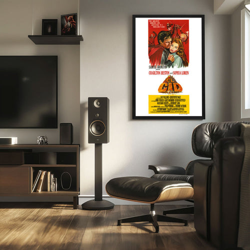 "El Cid" (1961) Framed Movie Poster