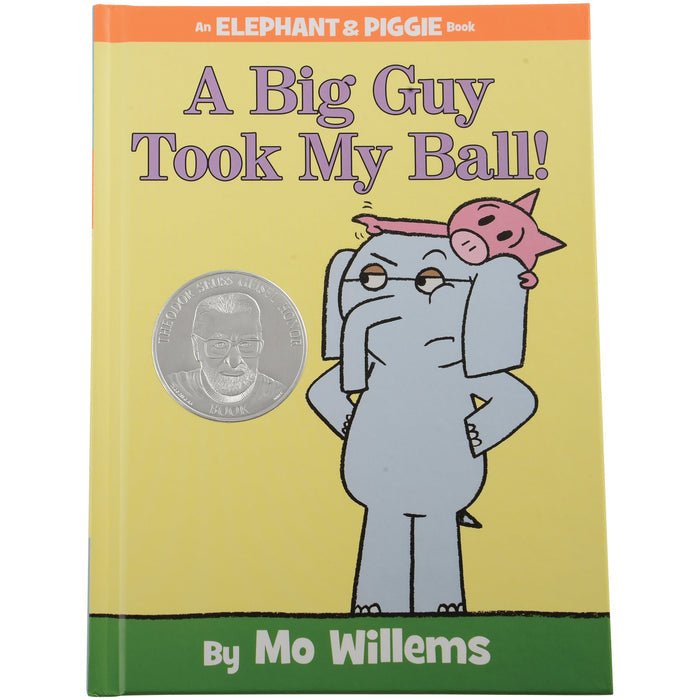 A Big Guy Took My Ball hardcover children's book on white background