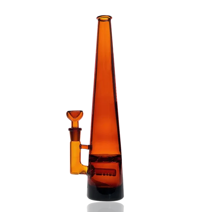 Elevate Jane Chroma Mimi amber glass hand pipe with conical shape