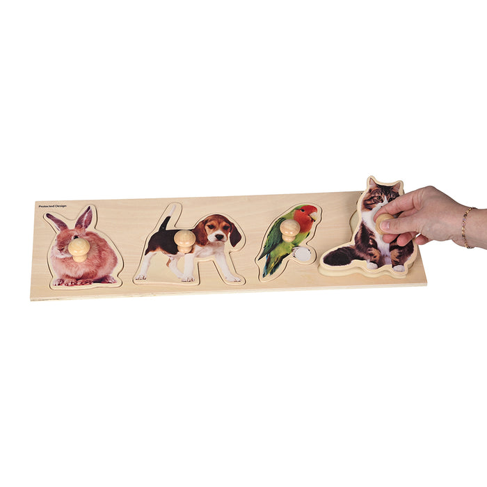 Extra Wide Knobbed Puzzle - Pets
