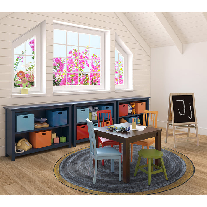 Decorating the playroom with Slate Circular Area Rug