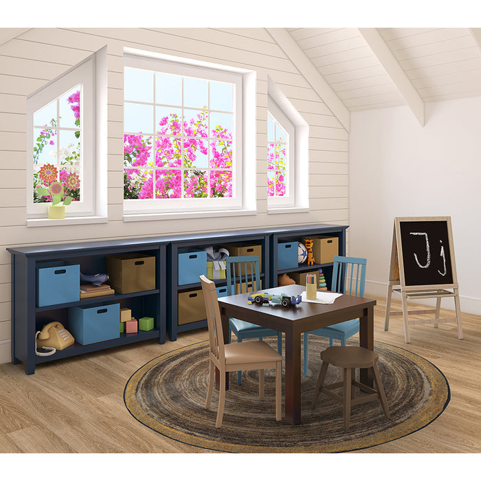 Decorating the playroom with Feeling Natural Walnut Circular Area Rug