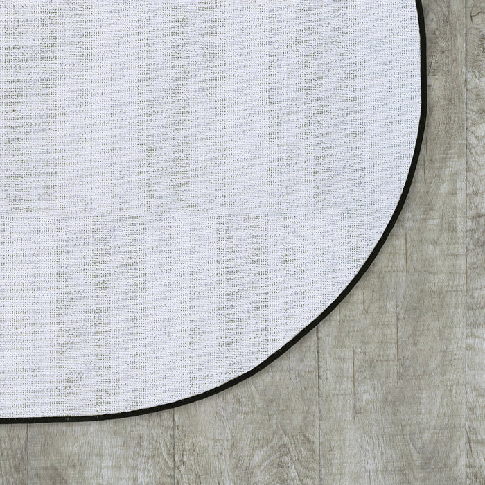 SoftFlex backing on Feeling Natural Walnut Circular Area Rug