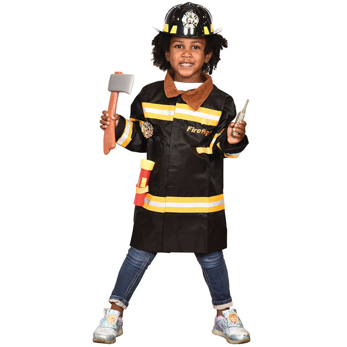 Child Dressed as a Firefighter