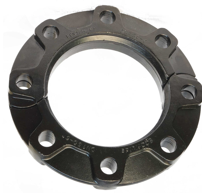 Airenergy Dev fitting flange, 110 to DIN flange, metallic fitting for industrial piping systems, detailed close-up image