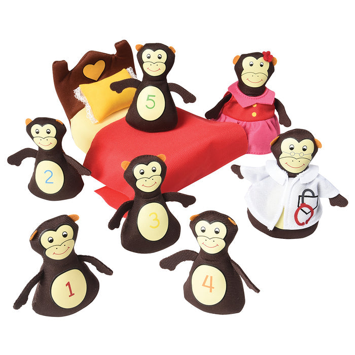 Five Little Monkeys Storytelling Props