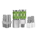 Flexzilla Pro high‑flow air coupler and plug kit for air hose and pneumatic tools