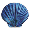 Fusion Seashell Sapphire 5" Glossy Ceramic Accent Tile