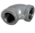 Metal pipe fitting on a white background