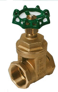Brass gate valve by Airenergy Dev with 1/2-inch connection, shown with handle for controlling water flow.
