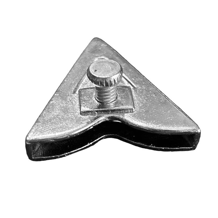 German Silver Black Onyx Collar Tips