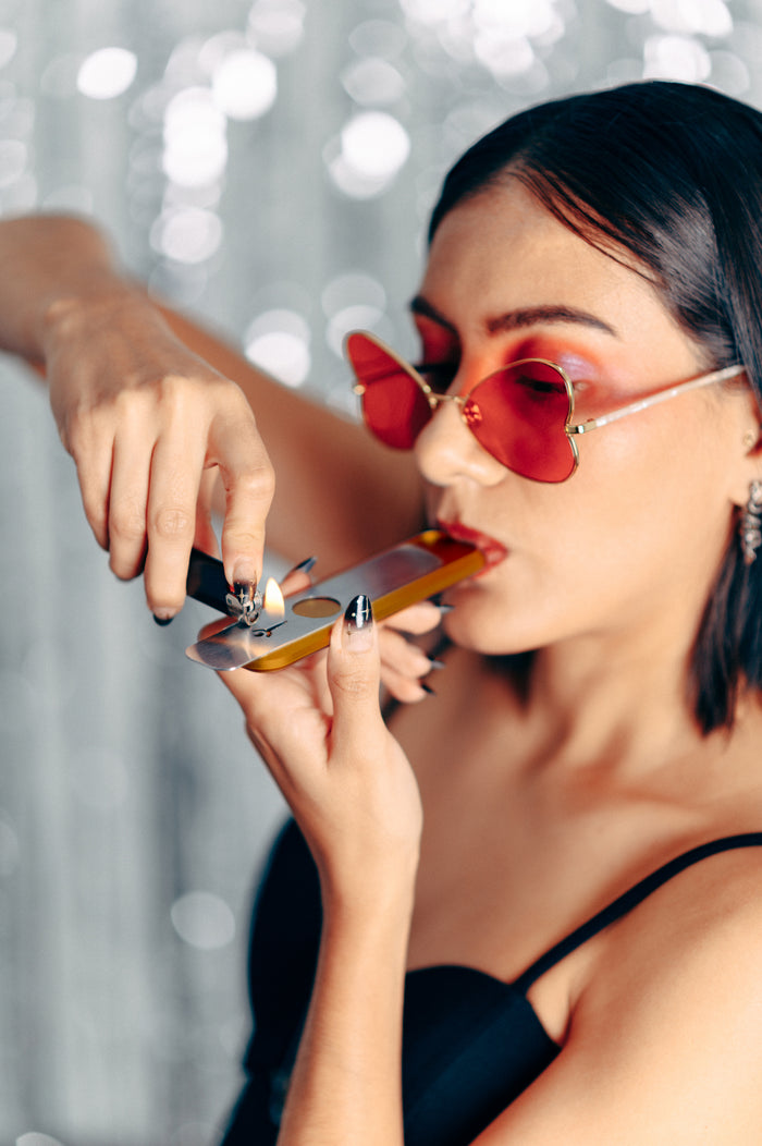 Gold Mini Genius Pipe