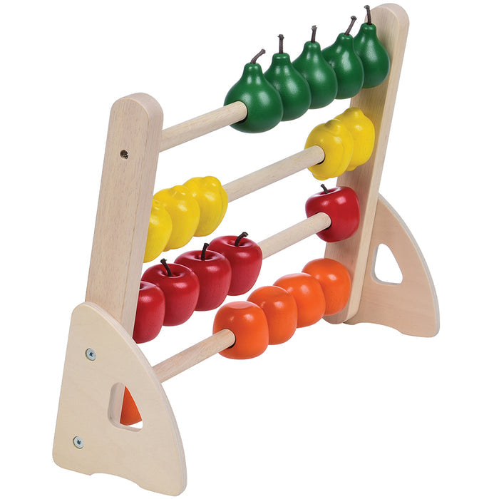Side View of Hardwood Fruit Abacus