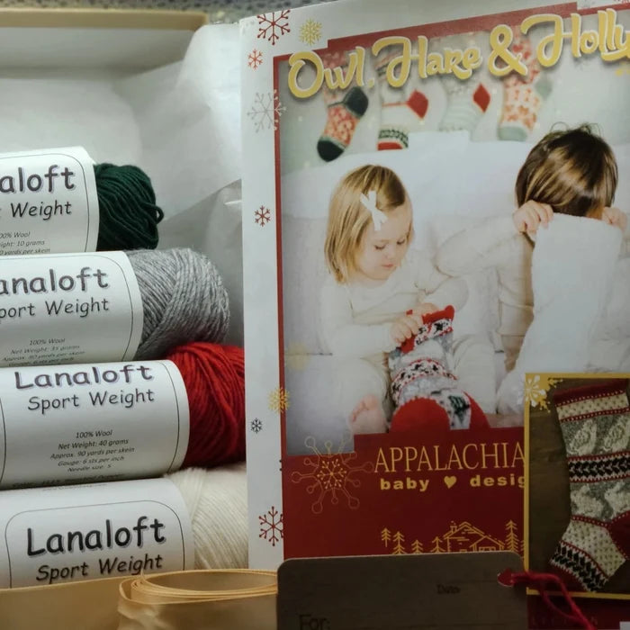 Heirloom Christmas Stocking Kit -from Appalachian Baby