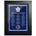 HHOF 12X16 Pic Frame Honoured Members-Toronto Maple Leafs