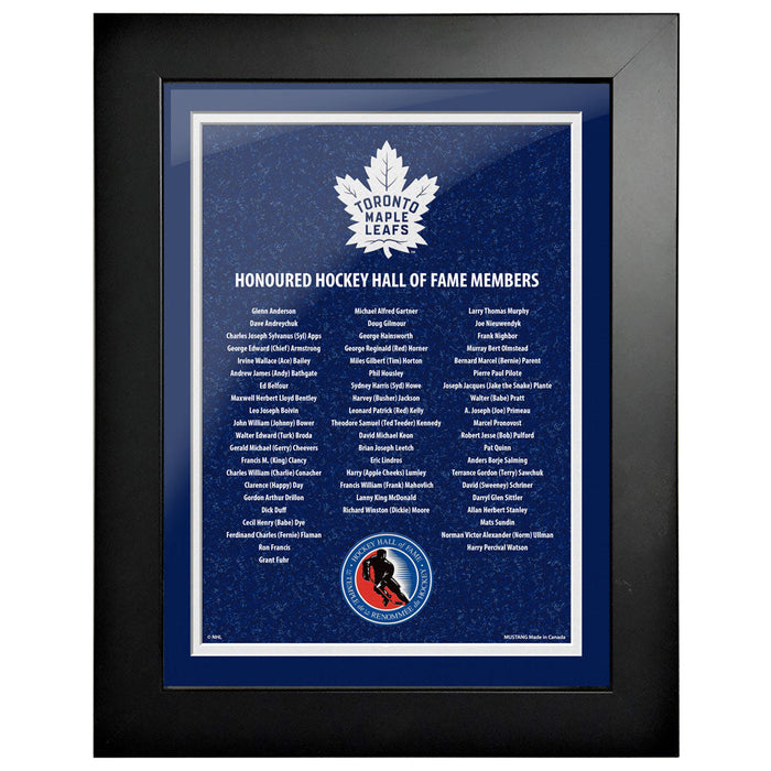 HHOF 12X16 Pic Frame Honoured Members-Toronto Maple Leafs