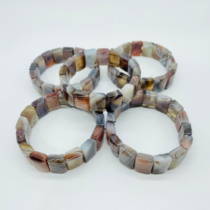 High Quality Stripe Agate Square Bracelet Wholesale -Wholesale Crystals