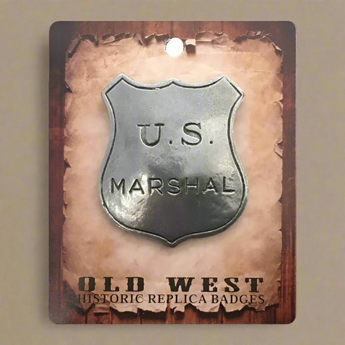 historic replica us marshal badge pin