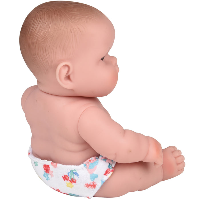 Back View of Huggable 10" Caucasian Baby Doll