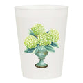 Sip Hip Hooray Hydrangea Planter Frosted Cups-Set of 6