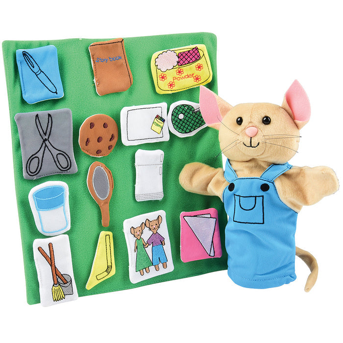 If You Give A Mouse A Cookie Puppet, Props, and Book Set*