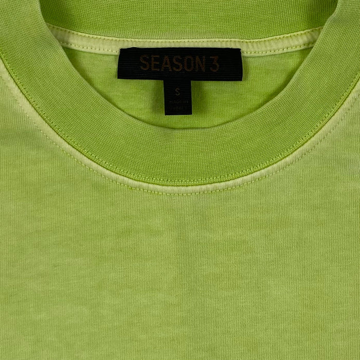 Yeezy Season 3 Heavy Knit Tee In Limelight