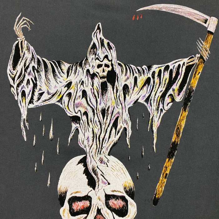 Yeezus Tour 2014 Flying Reaper Crewneck In Grey