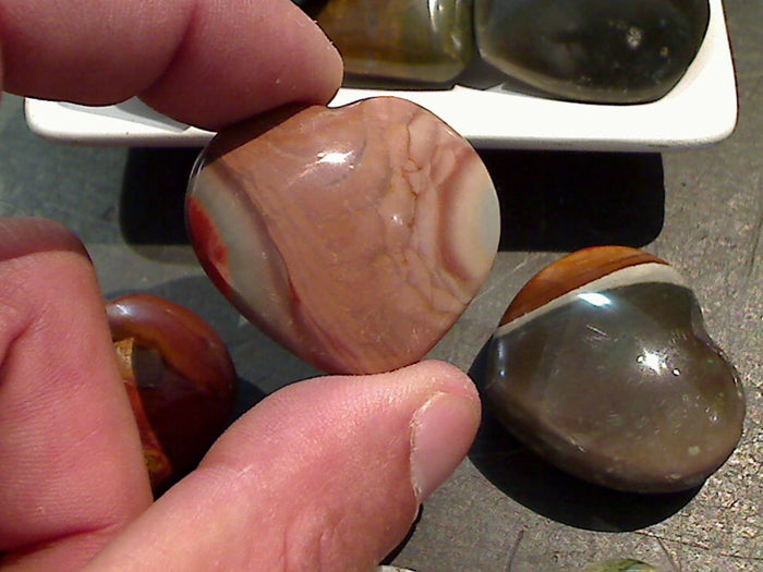 Jasper Medium Size Heart 20g-25g