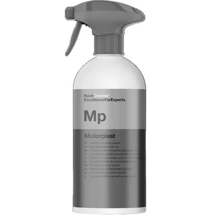 Koch-Chemie Motorplast premium engine protection spray available at Auto Obsessed Canada