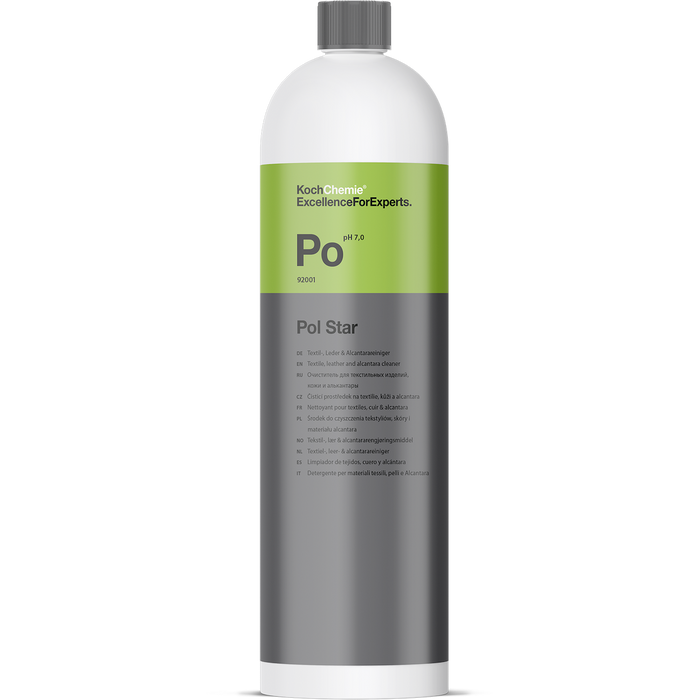 Koch-Chemie Pol Star 1L cleaner at Auto Obsessed Canada – safe for leather, textiles, and Alcantara.