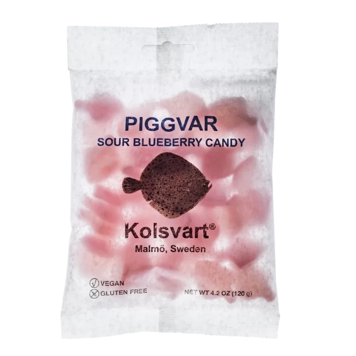 Kolsvart Sour Blueberry Swedish Fish