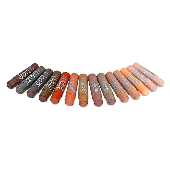 Kwik Stix Global Skin Tones 14-Piece Set | No-Mess Tempera Paint