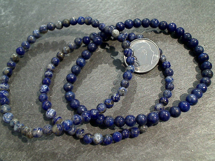 Lapis Lazuli 4MM Stretch Bracelet