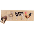 Large Farm Photo Knob Puzzle Board