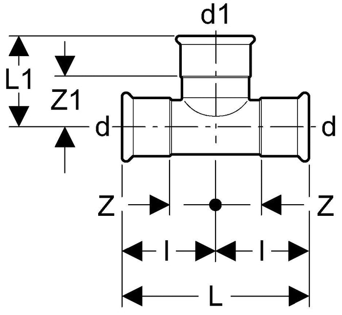 Technical drawing of a mechanical component with dimensions labeled