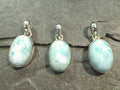 Larimar, Sterling Silver Small Pendant