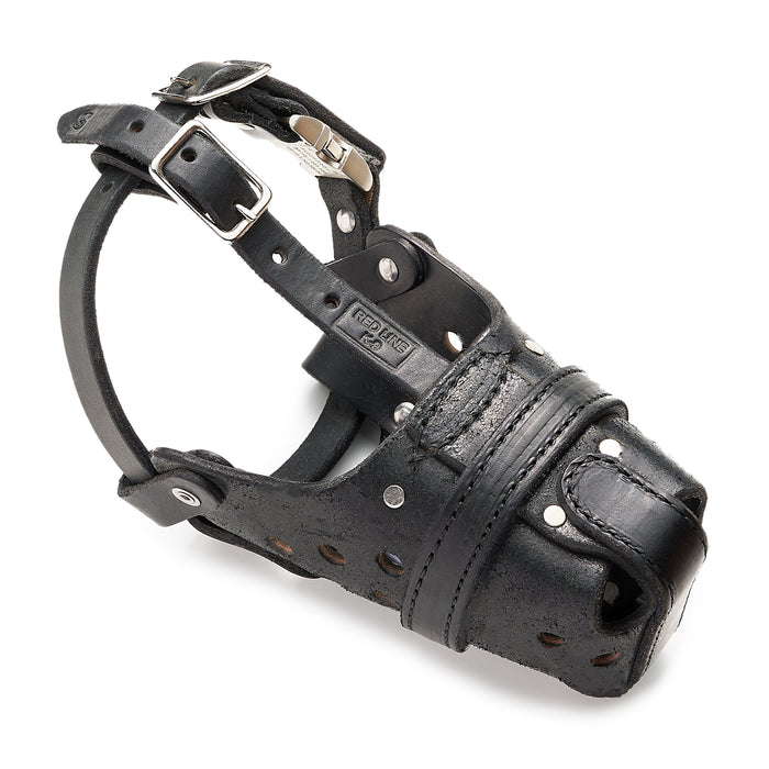 Leather Quick Release Agitation Muzzle--Dog Sport Gear-Maximum K9 Services