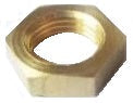 Brass Airenergy Dev lock nut with threaded design for secure fastening and durable metal construction.