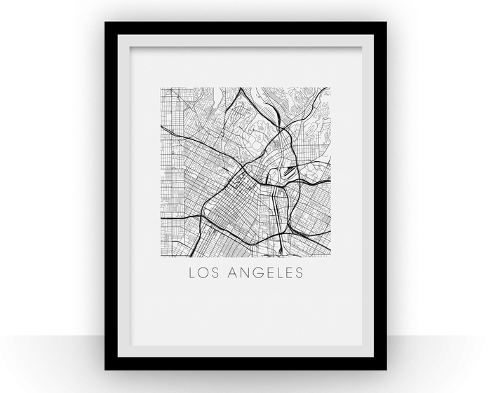 Los Angeles Map Print