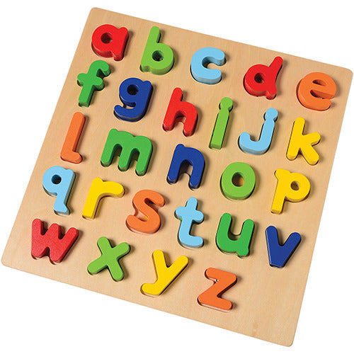 Lowercase Alphabet Block Puzzle