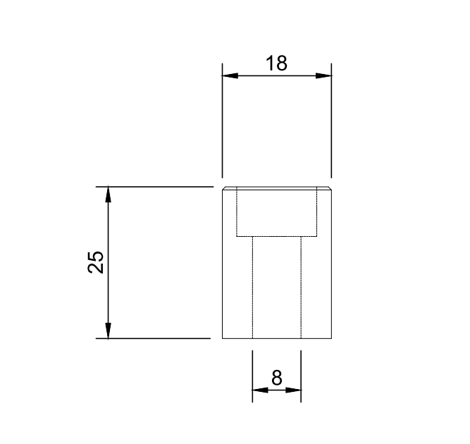 M8 Counter Sunk Bungs Stainless Steel