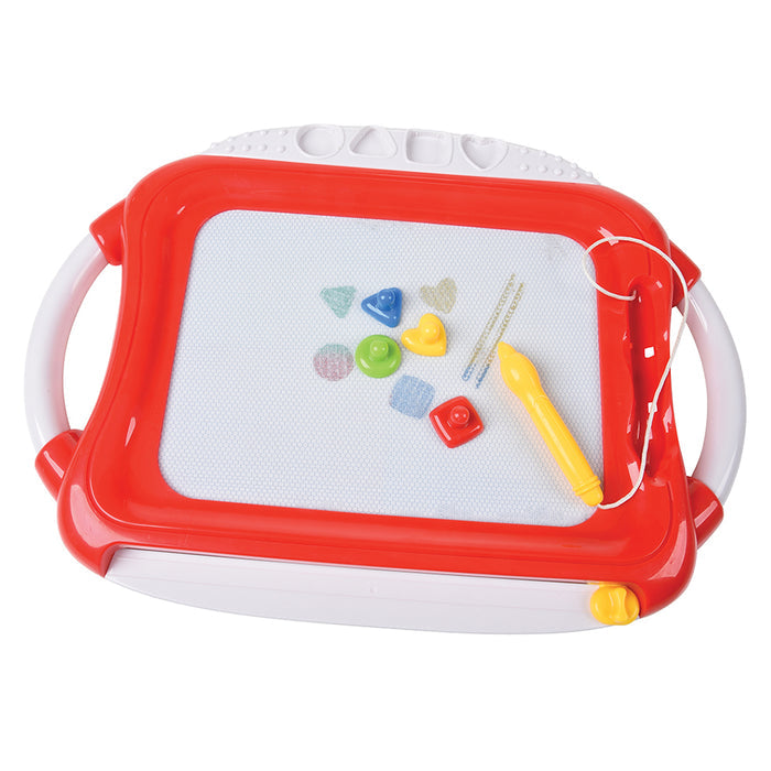 Magnetic Sketcher Board with Stylus & Shape Stampers