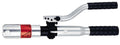 Handheld tool with black handles and red accents on a white background